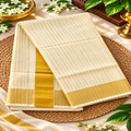 The Traditional Kerala Tissue Kasavu Saree