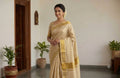The Traditional Kerala Tissue Kasavu Saree